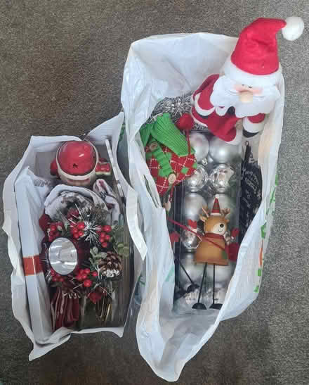 Photo of free 2 bags of Christmas decorations (Hitchin SG4) #1