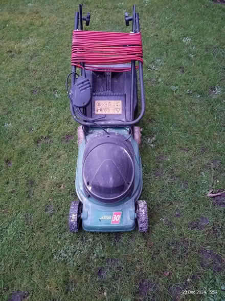 Photo of free Lawnmower (electric) - Qualcast Quadtrak 30 (New Malden KT3) #2