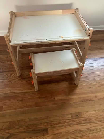 Photo of free IKEA Kids table with bench seat (Troy Rochester rd and Maple) #1