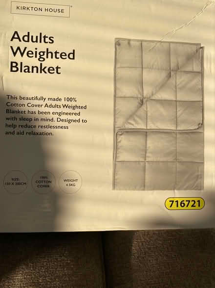 Photo of free Weighted blanket. (Kettering NN15) #1