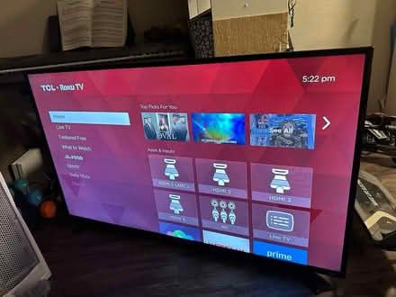 Photo of free 55” TCL Roku TV (Near downtown) #1
