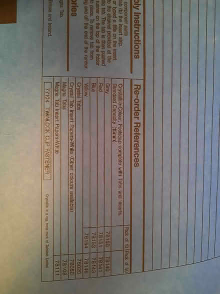 Photo of free Foolscap suspension files (Crewton DE24) #2