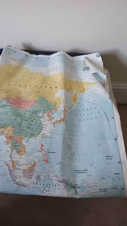 Photo of free Large World map (Beeston NG9) #1