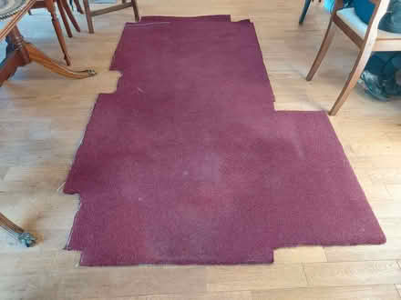 Photo of free 3 smaller pieces of red carpet (High Heaton NE7) #1