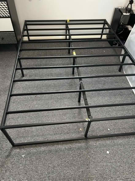 Photo of free Black double bed frame (Old Heath CO2) #1