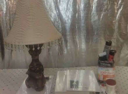 Photo of free Lamp and some art supplies Porch Pickup 20871 #1