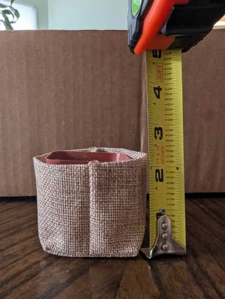 Photo of free 72 sm plant pots with burlap covers (North Plainfield) #4