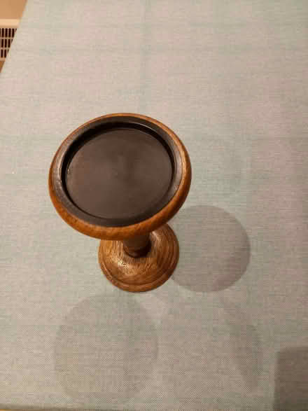 Photo of free wooden candle stick in good condition (Bernards Heath AL3) #2