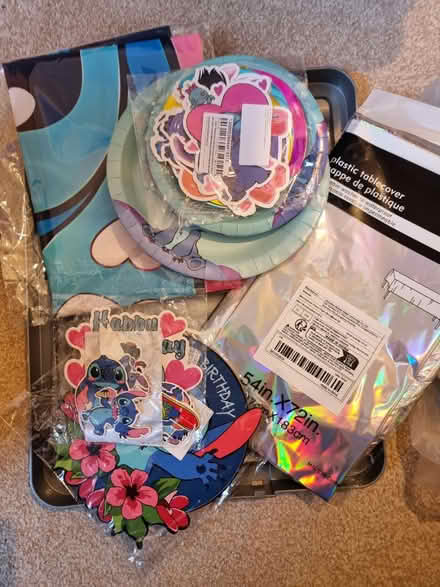 Photo of free Stitch stuffs for a birthday party (M43 - Droylsden) #1
