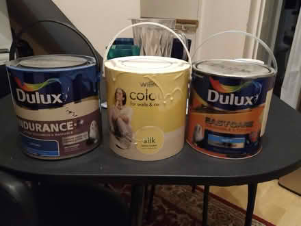 Photo of free 3 x part used paint tins (Primrose, Lancaster LA1) #4