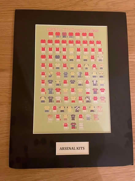 Photo of free Arsenal Kits Poster (Barnsbury Street N1) #1