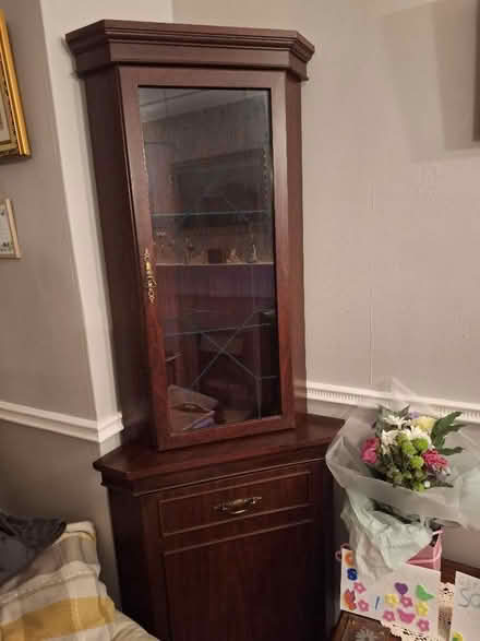 Photo of free Mahogany Corner Unit (Woodseats S8) #1