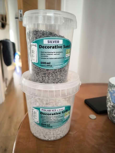 Photo of free Terrarium decorative sand and grit (W14) #1