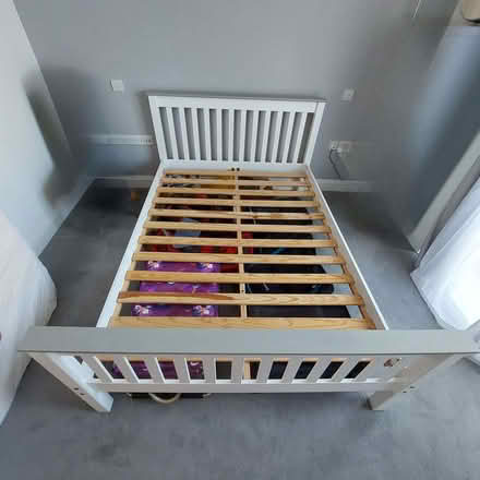 Photo of free Double bed frame (Stanstead St Margarets SG12) #2