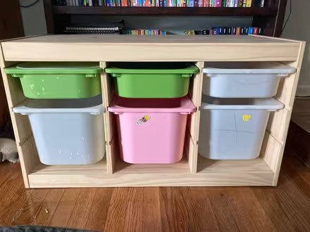 Photo of free IKEA storage with bins (Troy Rochester rd and Maple) #1