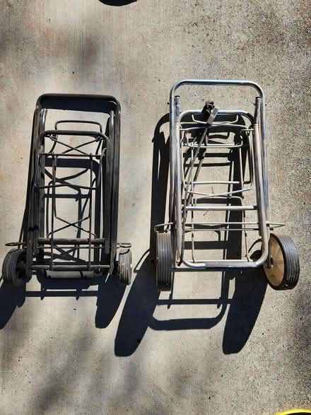 Photo of free Two Folding Carts/Carriers (Near Bubb and Rainbow Cupertin) #1