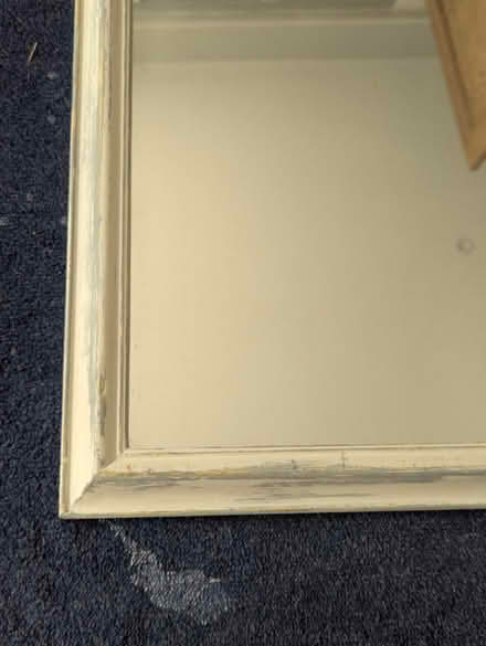 Photo of free White "rustic" mirror (Sutton) #2