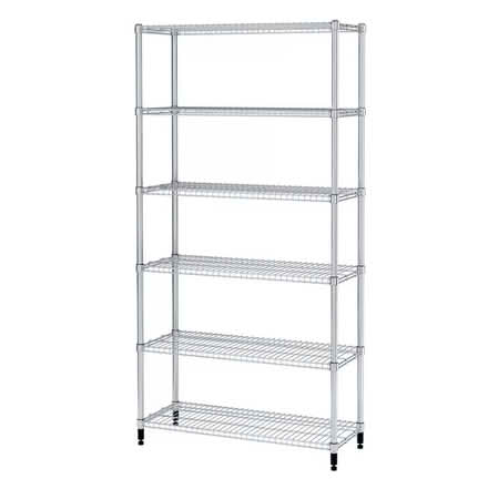 Photo of free Ikea galvanised metal shelves (Ravenscourt Park W6) #1