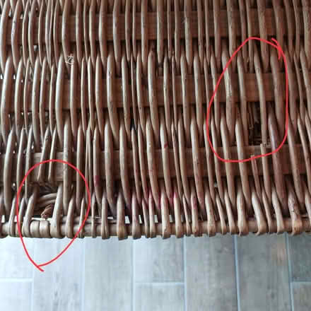 Photo of free Wicker picnic basket/hamper (Stanstead St Margarets SG12) #3
