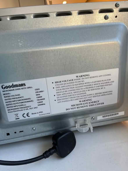 Photo of free 800W E Microwave/Oven/Grill (DA13) #4