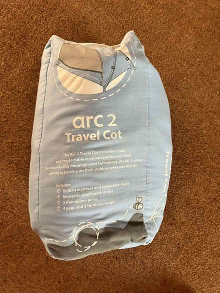 Photo of free Arc2 travel cot (Stannington S6) #2