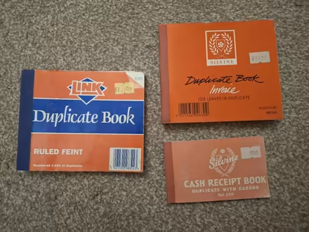 Photo of free Receipt books (Walsall Wood) #1