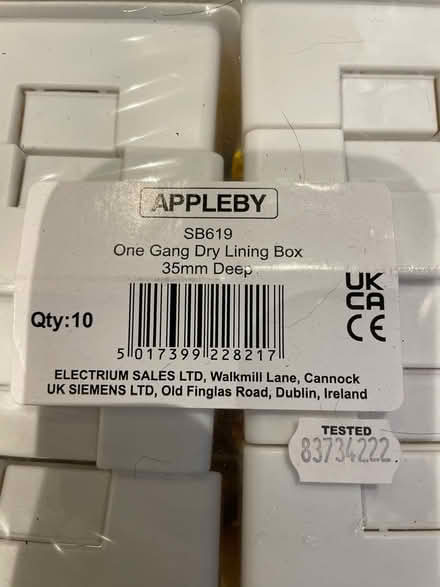 Photo of free Electric socket lining boxes (AL1) #2