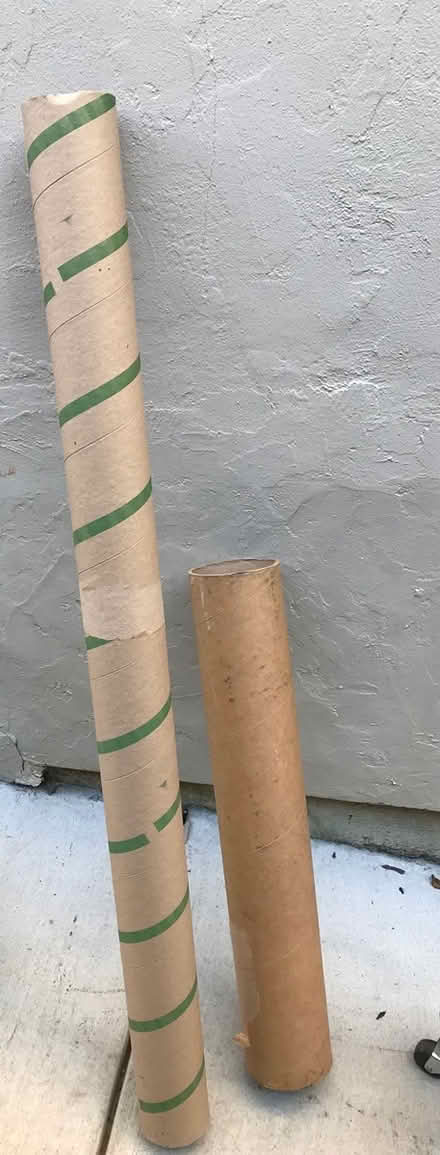 Photo of free 2 poster/shipping tubes (San Anselmo near Andronico’s) #1