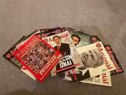 Photo of free 2017 and 2018 Arsenal Magazines (Barnsbury Street N1) #1
