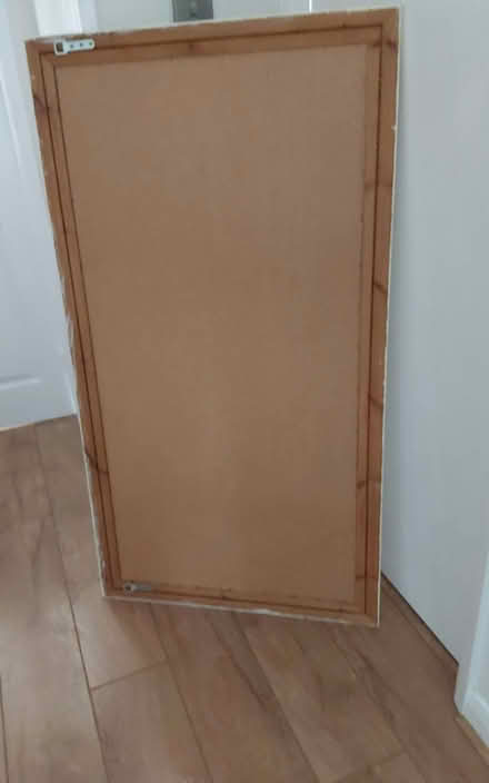 Photo of free Large painted wooden mirror (Bare LA4) #3