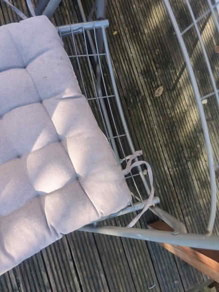Photo of free IKEA folding chairs & cushions x 3 (SE27) #4