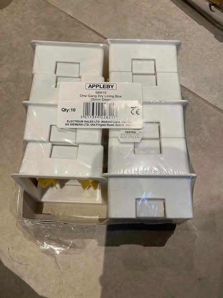 Photo of free Electric socket lining boxes (AL1) #1