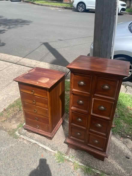 Photo of free 2x chests of drawers (Cremorne) #1