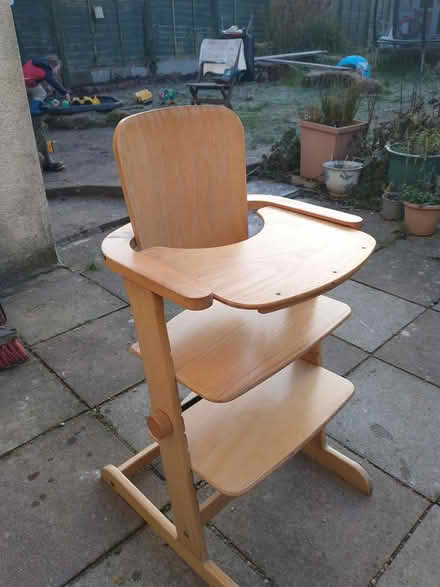 Photo of free Wooden high chair (Bristol Speedwell) #1