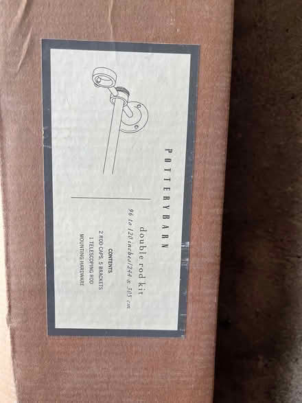 Photo of free Double rod curtain kit (Eastern Market) #1
