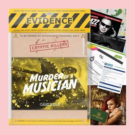 Photo of free CRYPTIC KILLERS (Murder Of A Musician) CASE FILE GAME (South Reading RG2) #1