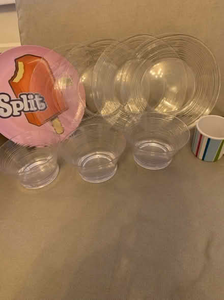 Photo of free Plastic plates, bowls and mug (WR5 Bath Road) #1