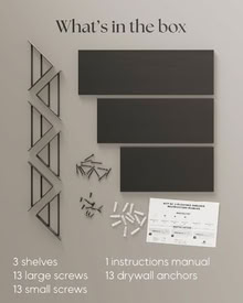 Photo of free Floating Wall Shelves (Set of 3) (San Jose near Union/Curtner) #3