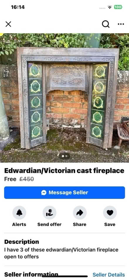 Photo of Fire surround tiles (Cumnor OX2) #1