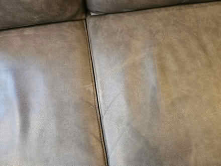 Photo of free Grey leather sofa (Sandiacre NG10) #3