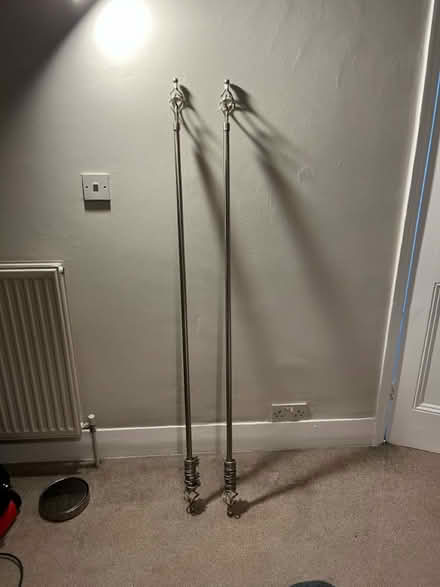 Photo of free 2x Curtain Poles with rings (Highbury N5) #1