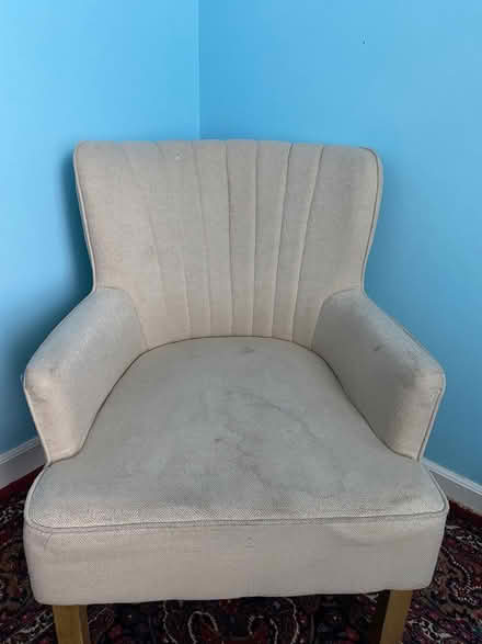Photo of free Upholstered chair (North Wheaton) #1