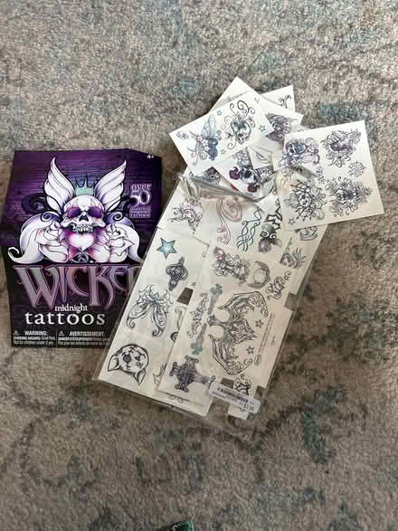 Photo of free Bunch of scary temporary tattoos (Randolph NJ) #1