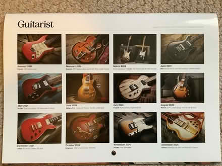 Photo of free Guitarist Magazine 2024 Calendar (Wallingford) #2