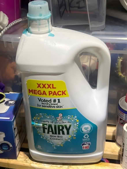 Photo of free Fairy laundry liquid half full (N15) #1