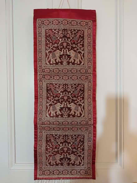 Photo of free Embroidered Silk Hanging with Pockets (Brixton SW2) #1