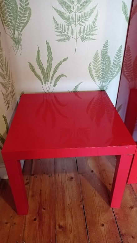Photo of free Red IKEA coffee table (Fairfield LA1) #1