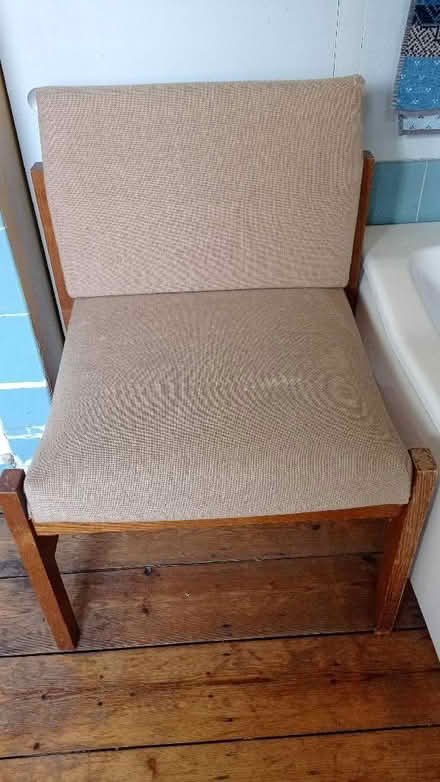 Photo of free Mid century teak chair (Fairfield LA1) #3