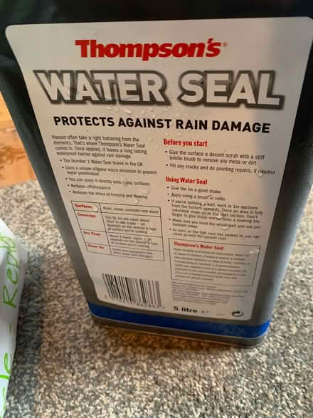 Photo of free Thompsons Water Seal (B31 4QH) #2