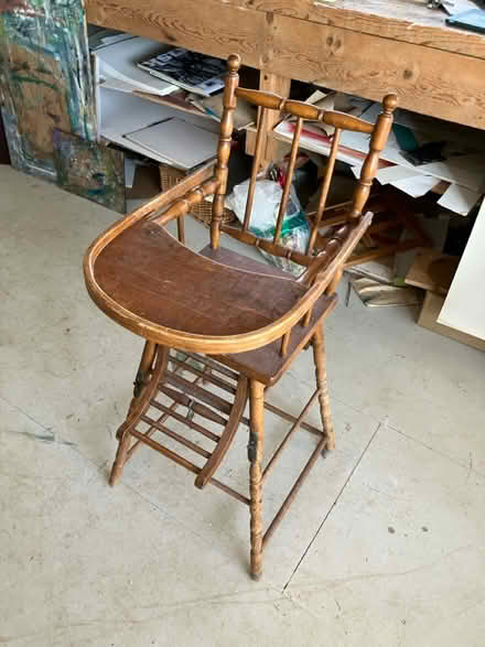 Photo of free Wooden high chair (BN3) #2